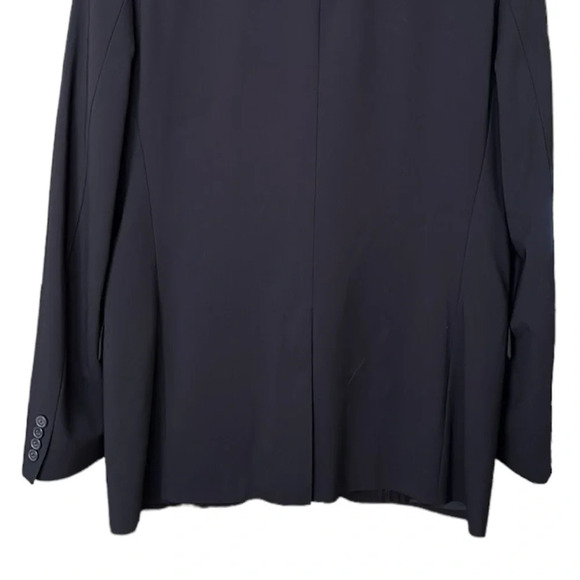 HUGO BOSS Aamon Hago Navy Blue Wool Career Blazer Sport Coat Red Label Size 42L - Picture 9 of 16